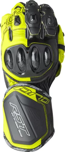 RST Pro Series GP D3O férfi motoros bőrkesztyű | Fekete/Fluo sárga