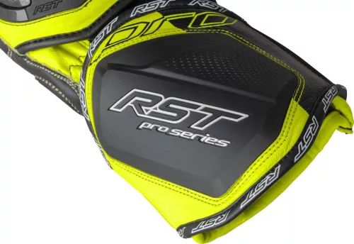 RST Pro Series GP D3O férfi motoros bőrkesztyű | Fekete/Fluo sárga