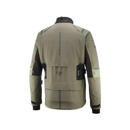 IXON M-SKEID vízálló férfi motoros kabát | KHAKI/BLACK