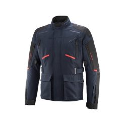   IXON MIDGARD vízálló férfi motoros kabát | NAVY/BRIGHT RED