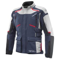   IXON MIDGARD vízálló férfi motoros kabát | GREGE/NAVY/BLACK