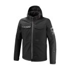 IXON SQUARE vízálló motoros kabát | Black/Bright Red