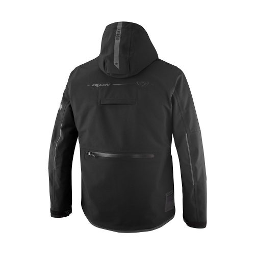 IXON SQUARE vízálló motoros kabát | Black/Bright Red