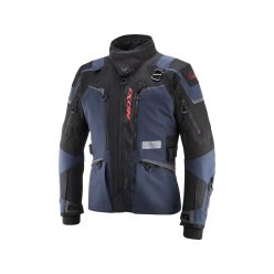   IXON ODIN vízálló férfi motoros kabát | NAVY/BLACK/BRIGHT RED