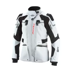   IXON ODIN LADY Női vízálló Motoros Kabát | LIGHT GREY/BLACK