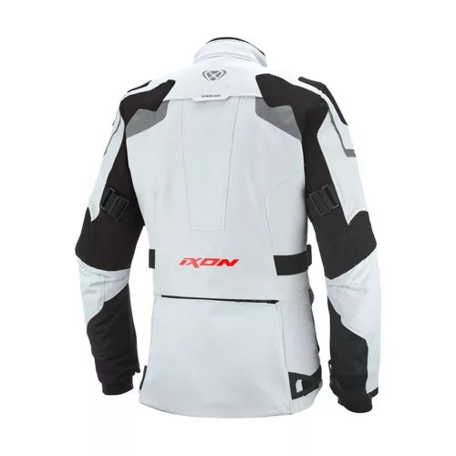 IXON ODIN LADY Női vízálló Motoros Kabát | LIGHT GREY/BLACK