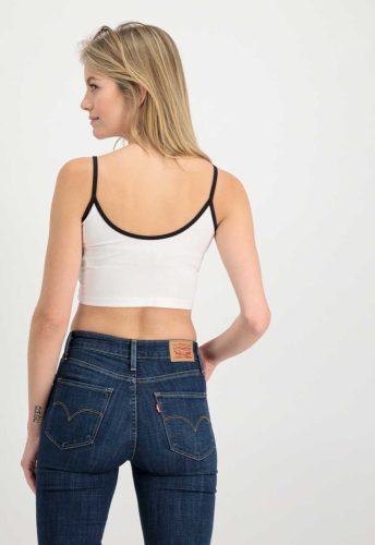 ALPHA INDUSTRIES Basic ML Cropped Tank Top Női top | fehér