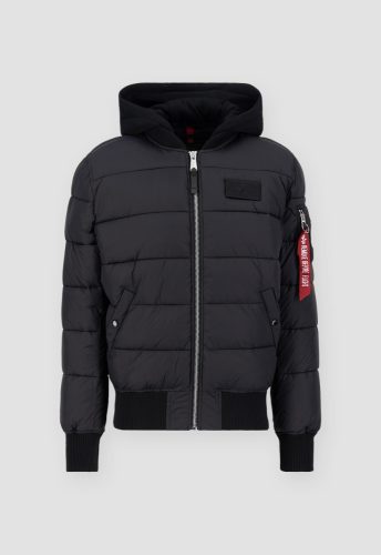 ALPHA INDUSTRIES MA-1 ZH Back Print Puffer FD | Black