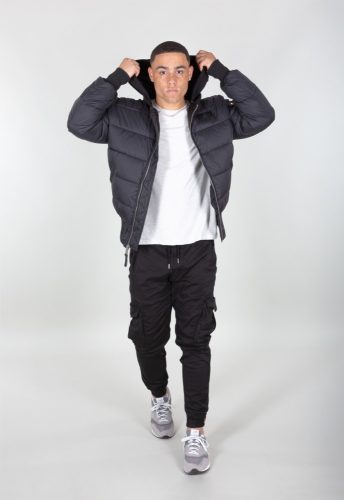 ALPHA INDUSTRIES MA-1 ZH Back Print Puffer FD | Black