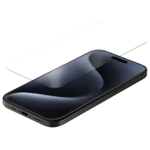 QUAD LOCK edzett üveg képernyővédő fólia - iPhone 15 / 15 Pro