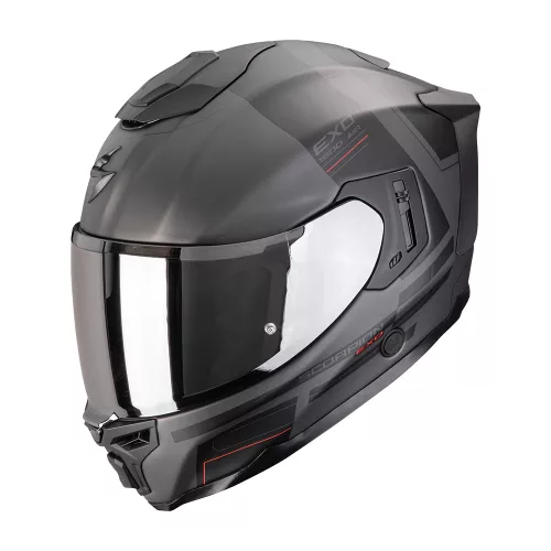 SCORPION BUKÓSISAK EXO-1500 AIR DUAL | Matt Silver-Black-Red