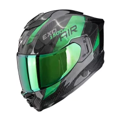   SCORPION BUKÓSISAK EXO-1500 CARBON AIR PLATTED | Black-Green