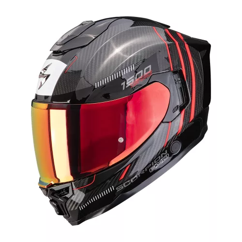 SCORPION BUKÓSISAK EXO-1500 CARBON AIR ZITY | Black-Red