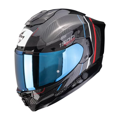 SCORPION BUKÓSISAK EXO-1500 CARBON AIR ZITY | Black-Red-Blue