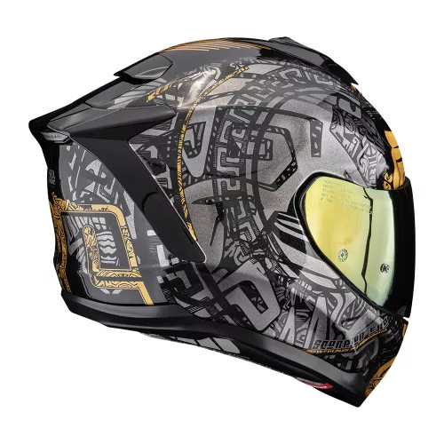 SCORPION BUKÓSISAK EXO-1500 AIR APUS | Black-Grey-Gold