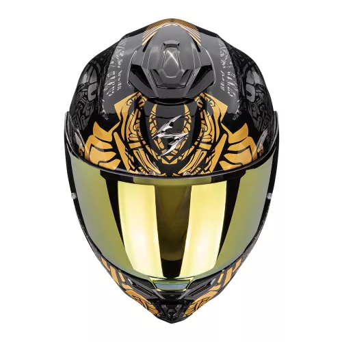 SCORPION BUKÓSISAK EXO-1500 AIR APUS | Black-Grey-Gold