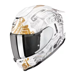   SCORPION BUKÓSISAK EXO-1500 AIR APUS | Pearl white-Grey-Gold