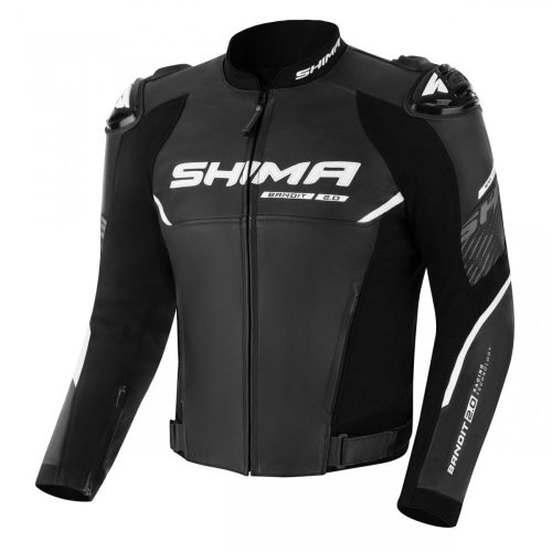 SHIMA BANDIT 2.0 motoros bőrdzseki | Black