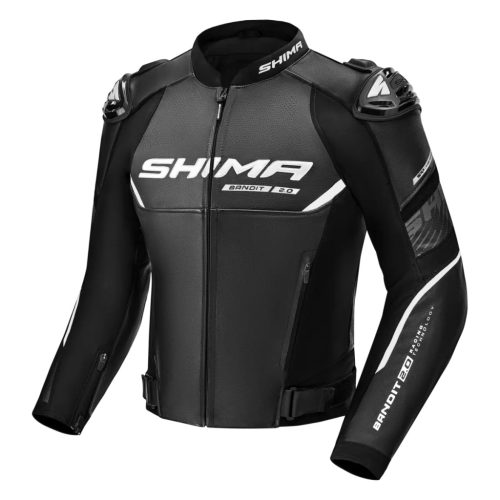 SHIMA BANDIT 2.0 motoros bőrdzseki | Black