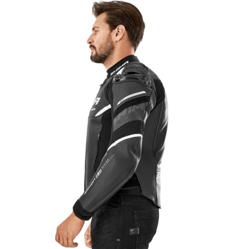 SHIMA BANDIT 2.0 motoros bőrdzseki | Black