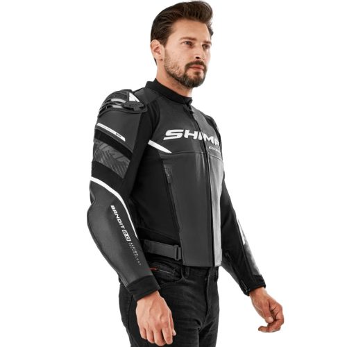 SHIMA BANDIT 2.0 motoros bőrdzseki | Black