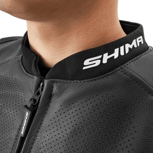 SHIMA BANDIT 2.0 motoros bőrdzseki | Black