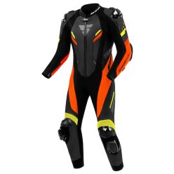   SHIMA HYPER RS Férfi egyrészes motoros bőrruha | Black/Fluo red