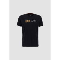 ALPHA INDUSTRIES Alpha Label T Férfi póló | black