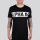 ALPHA INDUSTRIES Printed Stripe Férfi póló | fekete
