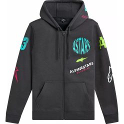   Alpinestars Variegate Zip Hoodie kapucnis pulóver | BLACK/GUNMETAL