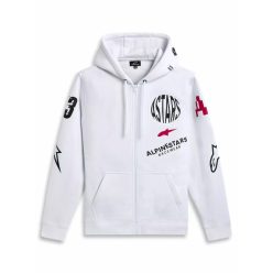 Alpinestars Variegate Zip Hoodie kapucnis pulóver | White