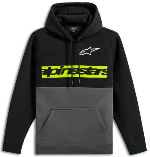 Alpinestars Parallel Hoodie kapucnis pulóver | BLACK/GUNMETAL