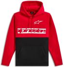 Alpinestars Parallel Hoodie kapucnis pulóver | RED/BLACK