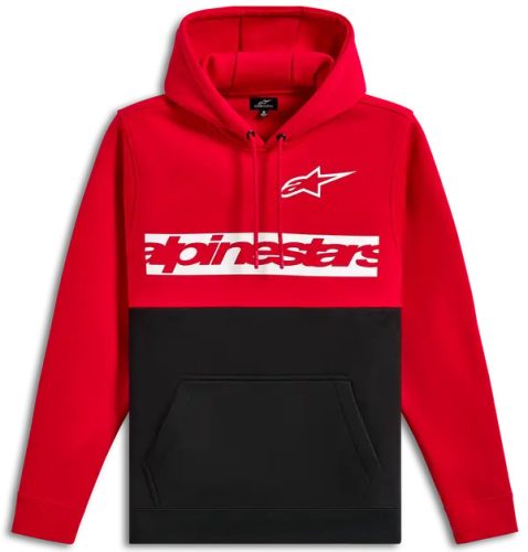 Alpinestars Parallel Hoodie kapucnis pulóver | RED/BLACK