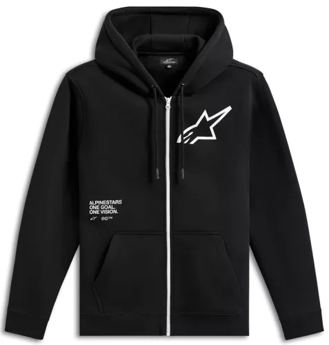Alpinestars Transverse Zip Hoodie kapucnis pulóver | BLACK