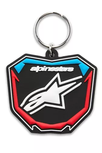 Alpinestars Plate kulcstartó | Fekete/Kék/Piros