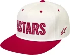 ALPINESTARS Stadium Snapback sapka | OFF WHITE/RED