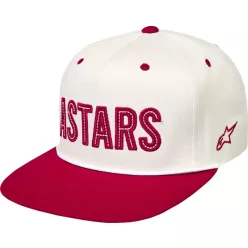 ALPINESTARS Stadium Snapback sapka | OFF WHITE/RED