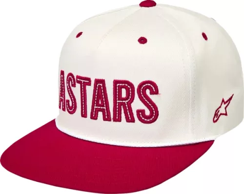 ALPINESTARS Stadium Snapback sapka | OFF WHITE/RED