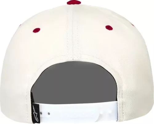 ALPINESTARS Stadium Snapback sapka | OFF WHITE/RED