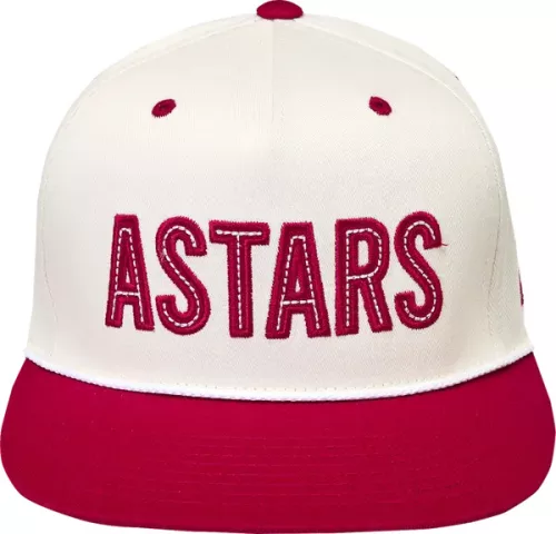 ALPINESTARS Stadium Snapback sapka | OFF WHITE/RED