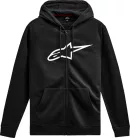 Alpinestars AGELESS V3 Zip Hoodie kapucnis pulóver | BLACK/WHITE