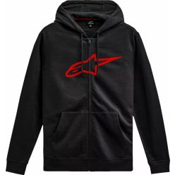   Alpinestars AGELESS V3 Zip Hoodie kapucnis pulóver | BLACK/RED