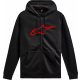 Alpinestars AGELESS V3 Zip Hoodie kapucnis pulóver | BLACK/RED