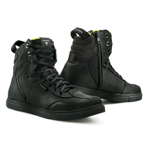 SHIMA REBEL WP Férfi motoros vízálló cipő | Black