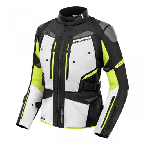 SHIMA Dune LADY Női motoros textil kabát | Fekete/Fluo Sárga