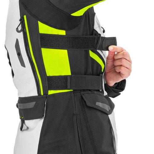 SHIMA Dune LADY Női motoros textil kabát | Fekete/Fluo Sárga