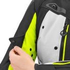 SHIMA Dune LADY Női motoros textil kabát | Fekete/Fluo Sárga