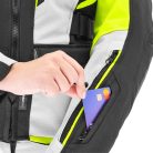 SHIMA Dune LADY Női motoros textil kabát | Fekete/Fluo Sárga