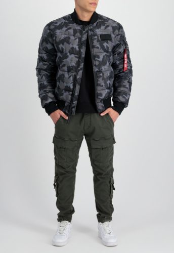 ALPHA INDUSTRIES MA-1 Puffer Bomber | dark camo